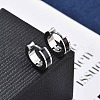 304 Stainless Steel Enamel Hoop Earrings EJEW-P300-03P-05-2