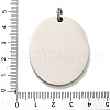 304 Stainless Steel Enamel Pendants STAS-Z126-09P-3