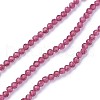 Faceted Glass Beads Strands G-F619-09D-2mm-1