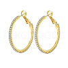 Brass Hoop Earrings FS-WG1287F-03-1