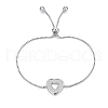 Eco-Friendly Electroplate Brass Slider Bracelets BJEW-EE0006-03P-1