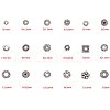 Tibetan Style Alloy Spacer Beads PALLOY-PH0012-49AS-2
