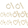 BENECREAT 20 sets 5 Styles Alloy Toggle Clasps FIND-BC0002-70-1