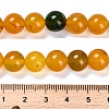 Dyed Natural Agate Beads Strands G-G203-10F-10mm-5