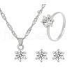 Alloy Jewerly Sets WG164B3-02-3