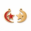 Ion Plating(IP) 304 Stainless Steel Pendants STAS-F291-05G-01-1