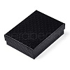 Rhombus Textured Cardboard Jewelry Boxes CBOX-T006-01G-3