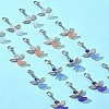 16Pcs 4 Colors Angel Glass Acrylic Pendants HJEW-FS00015-9