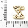 Brass Micro Pave Cubic Zirconia Pendants KK-Z108-02G-Z-3