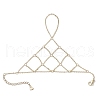 Brass Cable Chains Ring Bracelets for Women BJEW-JB11578-01-2