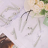 CHGCRAFT 12Sets Alloy Pendants Findings FIND-CA0009-94P-4