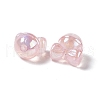 UV Plating Rainbow Iridescent Acrylic Beads PACR-M003-07A-3