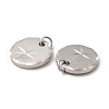 Non-Tarnish 304 Stainless Steel Charms STAS-C070-17P-2