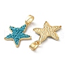 Alloy Plastic Beads Pendants PALLOY-V009-08G-2