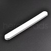 Rectangle Plastic Silver Polishing Stick AJEW-N022-03-2