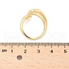 Rack Plating Brass Hollow Teardrop Open Cuff Rings X-RJEW-D009-01G-4