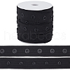 Olycraft 10 Yards 2-Row Plastic Snap Button Tape FIND-OC0003-85A-1