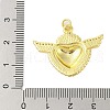 Rack Plating Brass Enamel Pendants KK-S380-33G-B-3