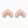 Alloy Enamel Pendants ENAM-T022-30-1
