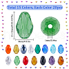 SOFPLATE 300Pcs 15 Styles Glass Beads Strands GLAA-SP0001-20-2