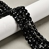 Natural Banded Agate(Dyed & Heated) Beads Strands G-C179-A6mm-21-1