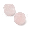 Natural Rose Quartz Cabochons G-K338-39C-02-2