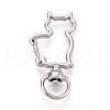 Alloy Swivel Snap Hook Clasps PALLOY-T090-82P-1