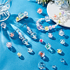   180pcs 9 styles Transparent Acrylic Beads OACR-PH0004-30-2