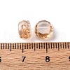 Electroplate Glass Beads EGLA-U003-01A-PL01-3
