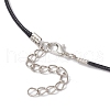 Natural Black Onyx(Dyed and Heated) & Glass Seed Beads Cluster Flower Pendant Necklaces NJEW-MZ00095-04-5