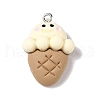 Opaque Resin Pendants RESI-S403-03L-1