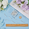 CREATCABIN 40Pcs 4 Styles Brass Tube Beads KK-CN0002-90-3