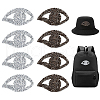 AHADERMAKER 16Pcs 2 Colors Eye Hotfix Rhinestone DIY-GA0006-44-1