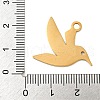 Ion Plating(IP) 304 Stainless Steel Pendants STAS-B056-20G-02-3