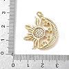 Brass Micro Pave Cubic Zirconia Pendants KK-R230-10G-3