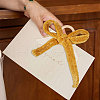 Polyester Chenille Ribbon OCOR-WH0097-36D-8