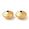 Brass Textured Beads KK-L155-10C-G-1