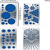 Fingerinspire 4Pcs 4 Style Custom 304 Stainless Steel Cutting Dies Stencils DIY-FG0002-08-2