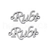 Non-Tarnish 304 Stainless Steel Connector Charms STAS-N095-118-1