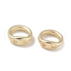 Brass Ring Charm Connectors KK-P284-06G-02-1