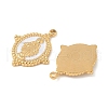 304 Stainless Steel Enamel Pendants STAS-U057-12G-01-2