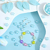 SOFPLATE 120Pcs Transparent Acrylic Beads TACR-SP0001-11C-4