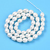 Natural Cultured Freshwater Pearl Beads Strands PEAR-N012-07W-01-3