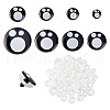Globleland 8 Styles Plastic Safety Craft Eye DIY-GL0005-27-1