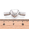 925 Sterling Silver European Clasps STER-T007-141P-3
