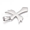 Tarnish Resistant 304 Stainless Steel Pendants STAS-I135-02P-2