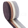   45 Yards 5 Colors Flat Polycotton Twill Tape Ribbon OCOR-PH0002-81A-1