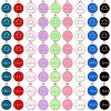 72Pcs 9 Colors Alloy Enamel Pendants ENAM-SZ0001-79A-10-1