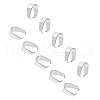 Unicraftale 304 Stainless Steel Snap on Bails STAS-UN0003-52A-3