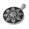 304 Stainless Steel Big Pendants STAS-Z067-06P-2